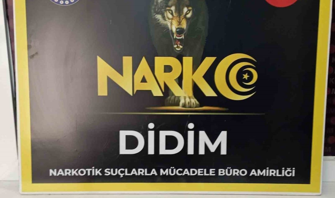 AYDIN (İHA) – AYDIN’IN DİDİM İLÇESİNDE UYUŞTURUCU TİCARETİNE YÖNELİK YAPILAN