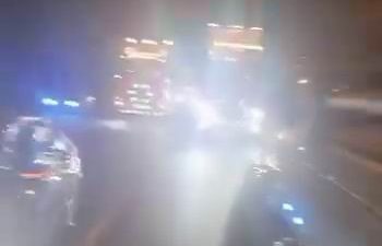 ELAZIĞ’DA DÜĞÜN SONRASI KONVOYU ÇEKEN ARACA TIR ÇARPTI. KAZADA 3