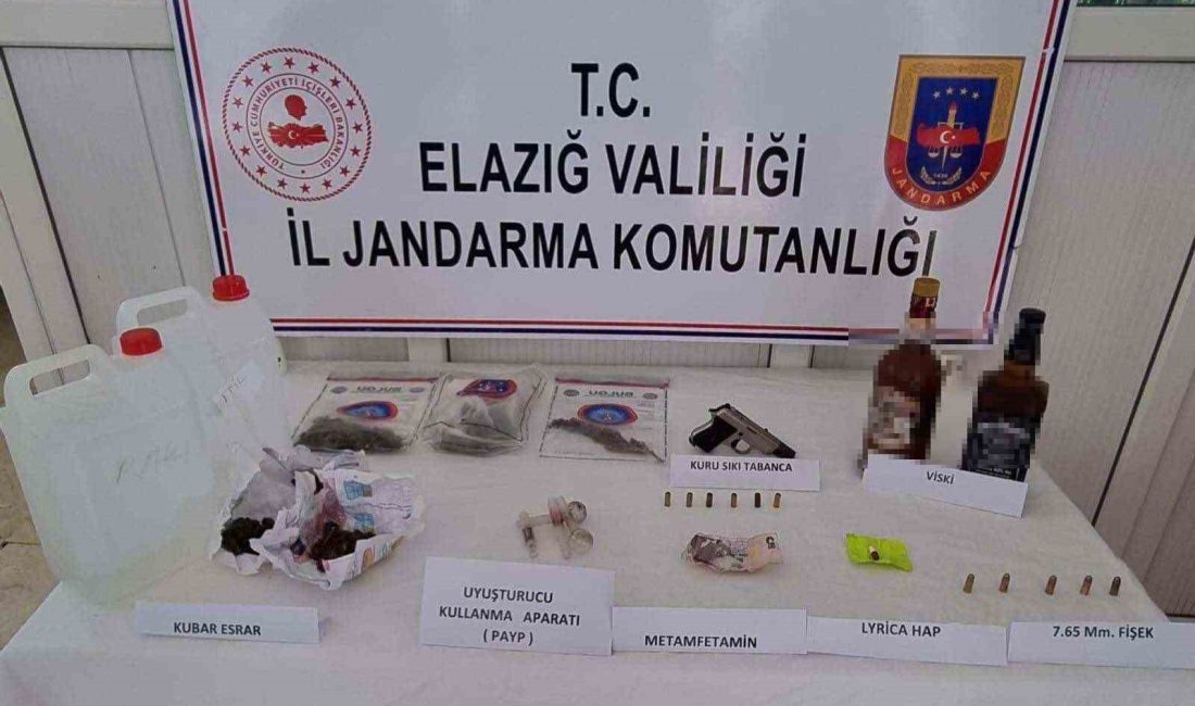 ELAZIĞ’DA JANDARMA EKİPLERİNCE DÜZENLENEN OPERASYONDA, 8 BİN 740 LİTRE DÖKME