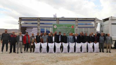 ELAZIĞ’DA TARIM ARAZİLERİNİN KULLANIMININ ETKİNLEŞTİRİLMESİ PROJESİ KAPSAMINDA ÇİFTÇİLERE YÜZDE 75'İ