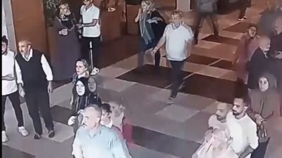 MEYDANA 5,9 BÜYÜKLÜĞÜNDEKİ DEPREM ANI VE VATANDAŞLARIN KAPIŞMASI,  ELAZIĞ