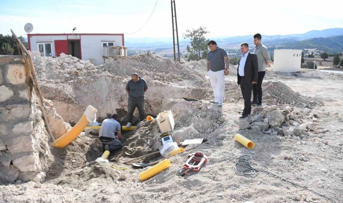 EMET-HİSARCIK ORTA ÖLÇEKLİ SANAYİ BÖLGESİ'NDE DOĞALGAZ ÇALIŞMASI BAŞLATILDI