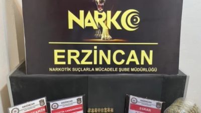 ERZİNCAN’DA UYUŞTURUCU TİCARETİ SUÇUNDAN 1 KİŞİ TUTUKLANDI