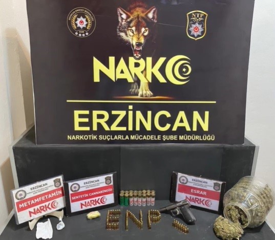 ERZİNCAN’DA UYUŞTURUCU TİCARETİ SUÇUNDAN 1 KİŞİ TUTUKLANDI