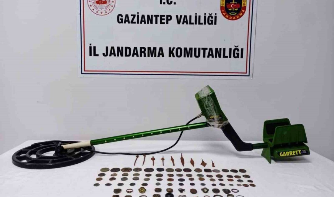 GAZİANTEP’TE 61 ADET TARİHİ ESER NİTELİĞİNDE SİKKE ELE GEÇİRİLDİ