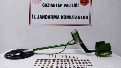 GAZİANTEP’TE 61 ADET TARİHİ ESER NİTELİĞİNDE SİKKE ELE GEÇİRİLDİ