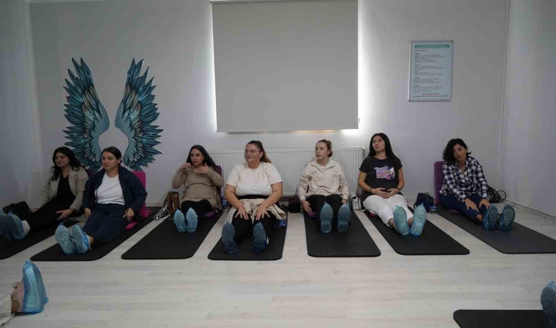 SAMSUN İL SAĞLIK MÜDÜRLÜĞÜ BÜNYESİNDE BULUNAN GEBE OKULUNDA, ANNE ADAYLARI