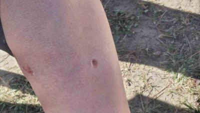 AYDIN'IN GERMENCİK İLÇESİNDE YOLUN KARŞISINA GEÇMEYE ÇALIŞAN YAŞLI BİR VATANDAŞA