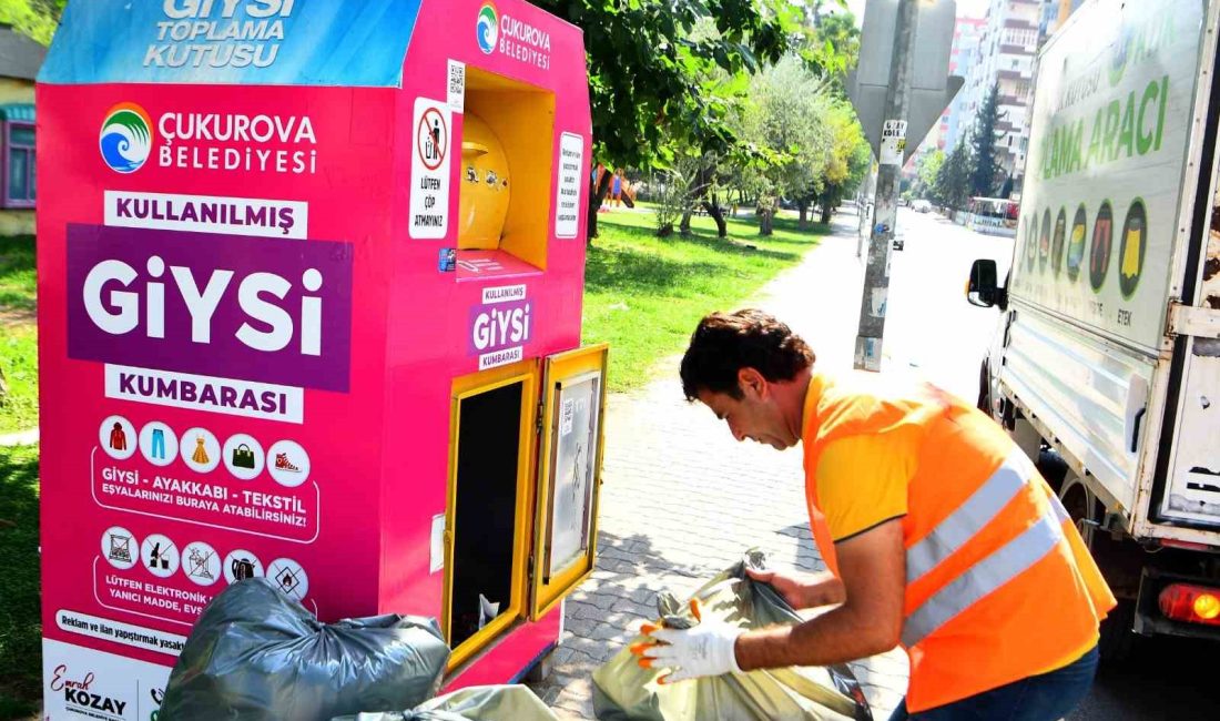 ÇUKUROVA BELEDİYESİ “SIFIR ATIK” PROJESİ KAPSAMINDA İLÇE MERKEZİNE YERLEŞTİRİLEN 270