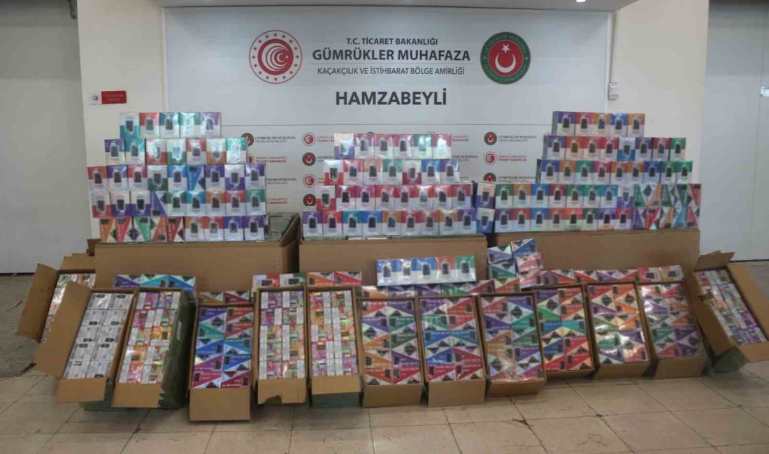 GÜMRÜK MUHAFAZA EKİPLERİNDEN KAÇAKÇILARA GEÇİT YOK