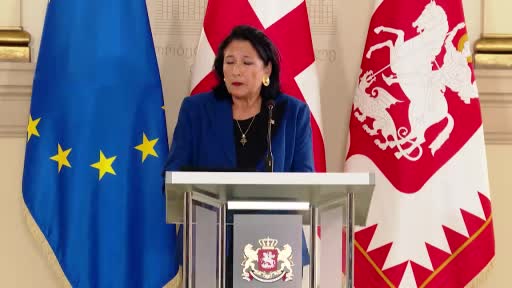 Gürcistan Cumhurbaşkanı Salome Zurabişvili, savcılığın kendisini ifadeye çağırması üzerine yaptığı