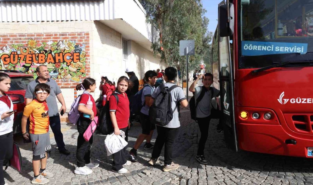 GÜZELBAHÇE BELEDİYESİ, İLÇEDE DEVLET OKULLARINA GİDEN ÖĞRENCİLERİN ULAŞIM SORUNUNA ÇÖZÜM