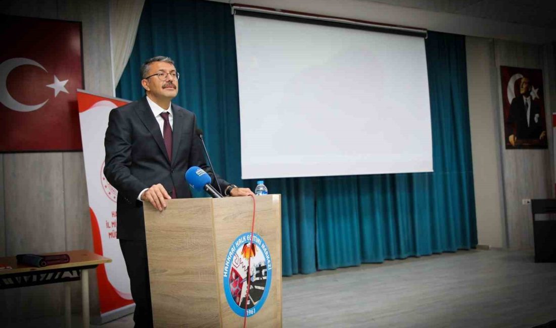 BURADA KONUŞAN VALİ ALİ ÇELİK, HAKKARİ EĞİTİMİ GELİŞTİRME PROJESİ HAKKINDA