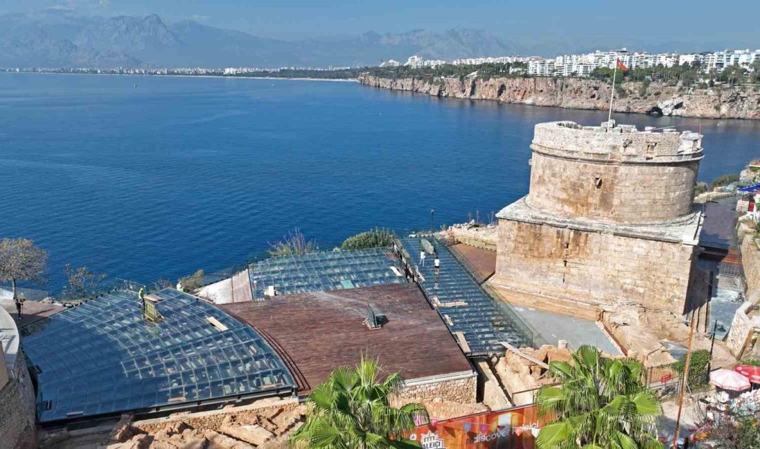 ANTALYA BÜYÜKŞEHİR BELEDİYESİ TARAFINDAN YAPIMI SÜREN “HIDIRLIK KULESİ ÇEVRESİ ARKEOLOJİK