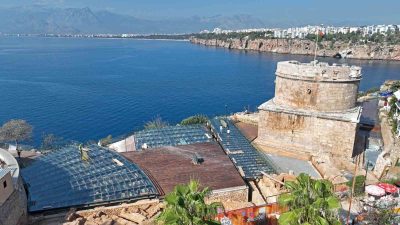 ANTALYA BÜYÜKŞEHİR BELEDİYESİ TARAFINDAN YAPIMI SÜREN “HIDIRLIK KULESİ ÇEVRESİ ARKEOLOJİK