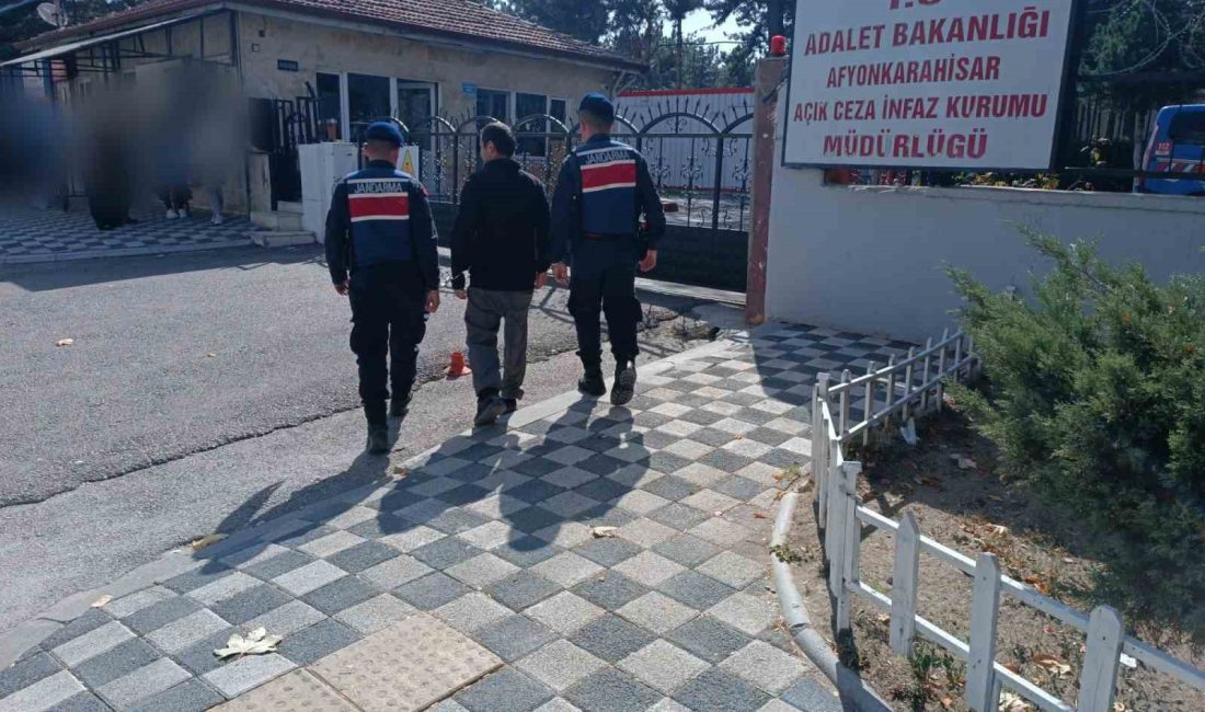 AFYONKARAHİSAR’DA HIRSIZLIK SUÇUNDAN 11 YIL 6 AY HAPİS CEZASIYLA ARANANA