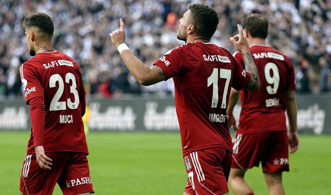 BEŞİKTAŞ'IN İTALYAN FUTBOLCUSU CİRO IMMOBİLE, KONYASPOR KARŞISINDA KAYDETTİĞİ GOLLE SÜPER
