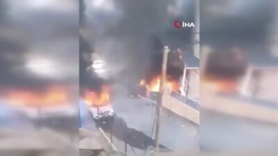 İsrail güçlerinin Lübnan’ın güneyindeki Harat Saida köyüne düzenlediği hava saldırısında