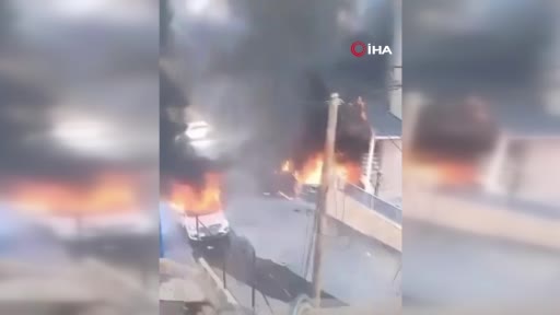 İsrail güçlerinin Lübnan’ın güneyindeki Harat Saida köyüne düzenlediği hava saldırısında
