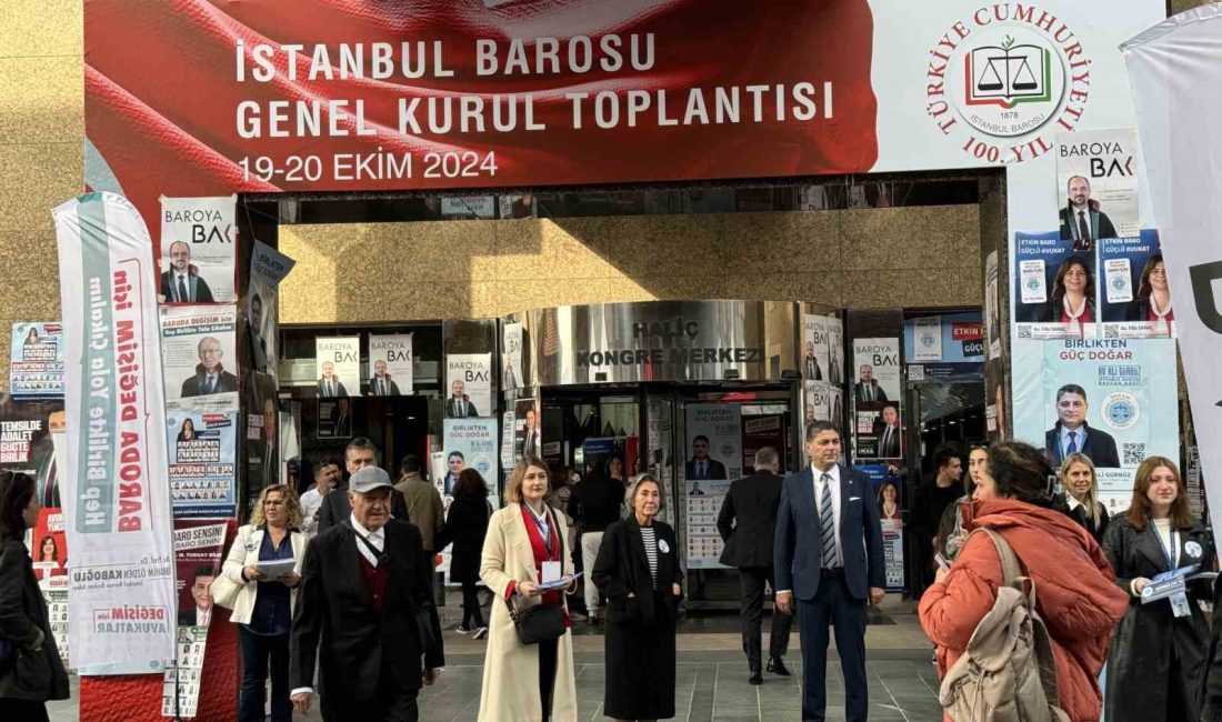 DÜNYANIN EN BÜYÜK BAROLARINDAN BİRİ OLAN İSTANBUL BAROSU’NDA OY VERME