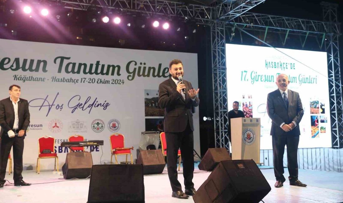 KAĞITHANE BELEDİYESİ TARAFINDAN DÜZENLENEN 17’NCİ GİRESUN TANITIM GÜNLERİ HASBAHÇE'DE BAŞLADI.