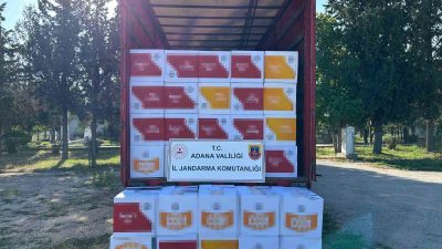 ADANA’DA JANDARMA EKİPLERİ 3 MİLYON KAÇAK MAKARON ELE GEÇİRDİ. 1