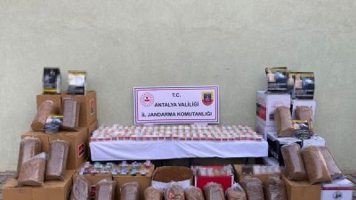 ANTALYA’DA TEKEL BAYİ, BÜFE, BAKKAL, NARGİLE KAFELERE YAPILAN DENETİMLERDE, 22