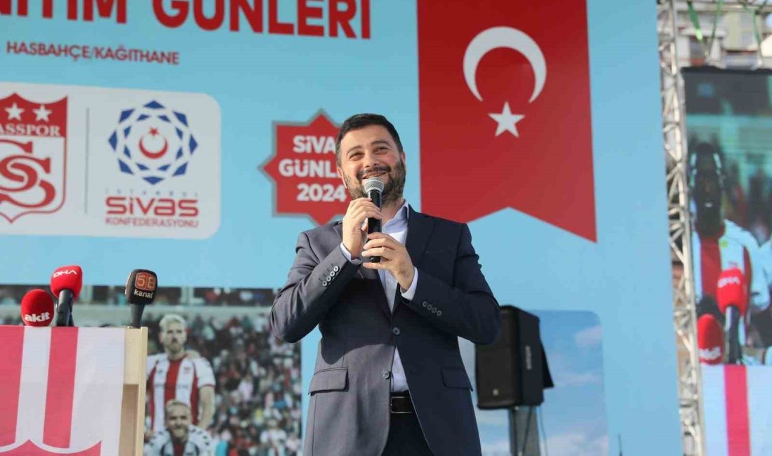 ETKİNLİĞİN AÇILIŞ KONUŞMASINI KAĞITHANE BELEDİYE BAŞKANI MEVLÜT ÖZTEKİN GERÇEKLEŞTİRDİ