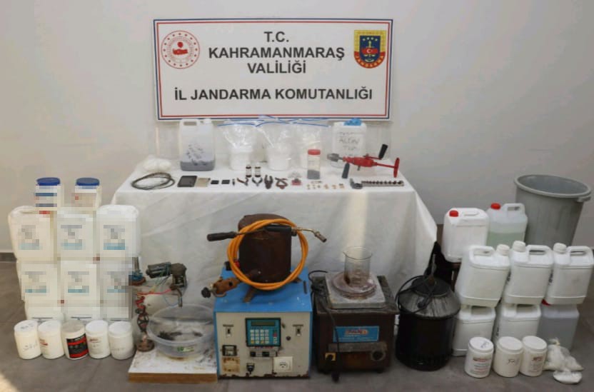 KAHRAMANMARAŞ İL JANDARMA KOMUTANLIĞI EKİPLERİ TARAFINDAN YAPILAN SAHTE ALTIN OPERASYONUNDA
