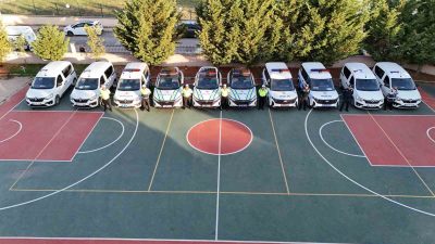 KARACABEY İLÇE EMNİYET MÜDÜRLÜĞÜ, ARAÇ FİLOSUNU 10 YENİ ARAÇ İLE