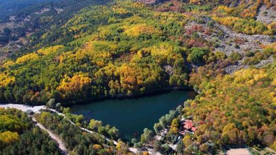 ANKARA'NIN ÇUBUK İLÇESİNDE DOĞAL GÜZELLİKLERİYLE ÜNLÜ KARAGÖL TABİAT PARKI, MUHTEŞEM