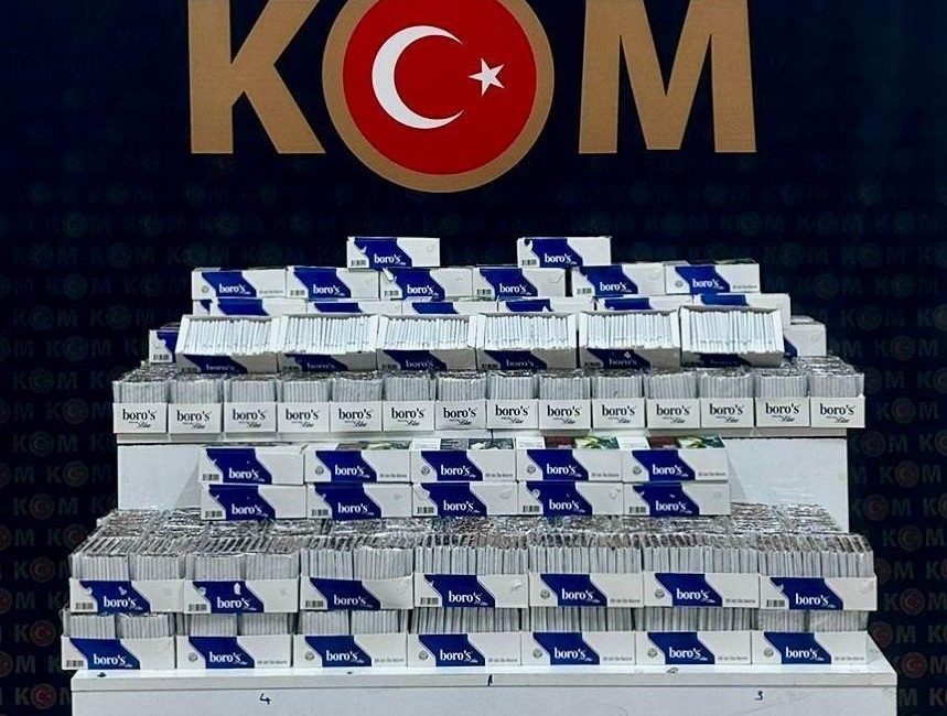 KARS’TA 40 BİN MAKARON ELE GEÇİRİLDİ(KARS-İHA)