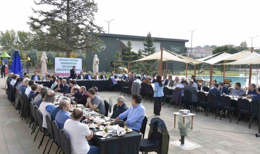 KIZILÇAM PLATFORMUNUN "KAHRAMANKAZAN, KIZILCAHAMAM, ÇAMLIDERE PROGRAMI"NA EV SAHİPLİĞİ  YAPAN