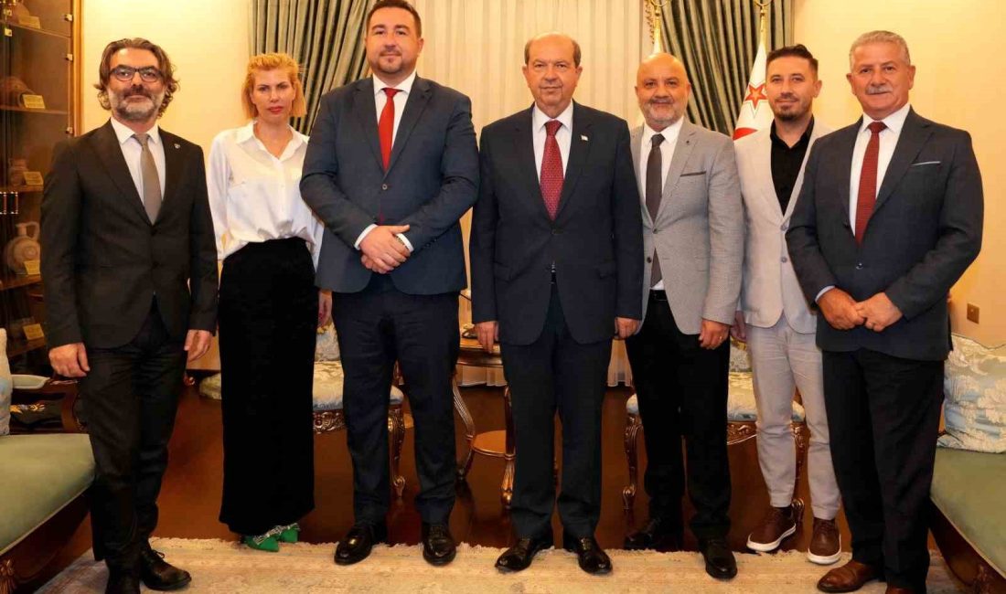 KKTC CUMHURBAŞKANI ERSİN TATAR, TÜRKİYE CUMHURİYETİ LEFKOŞA BÜYÜKELÇİSİ YASİN EKREM