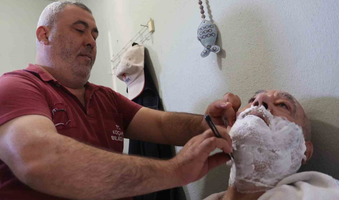 KOÇARLI BELEDİYESİ'NDEN ÜCRETSİZ BERBER HİZMETİ