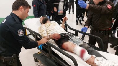 SAMSUN'DA POLİSLERE BIÇAKLA SALDIRIP KOMİSERİ BIÇAKLA YARALAYAN UYUŞTURUCU BAĞIMLISI T.K.(32),