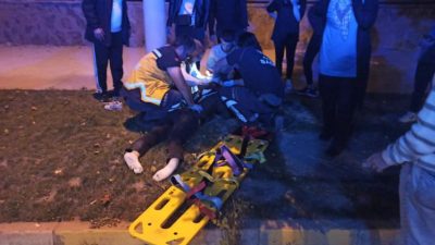 KONYA’NIN SEYDİŞEHİR İLÇESİNDE MOTOSİKLET SÜRÜCÜSÜN DİREKSİYON HAKİMİYETİNİ KAYBETMESİ SONUCU MEYDANA