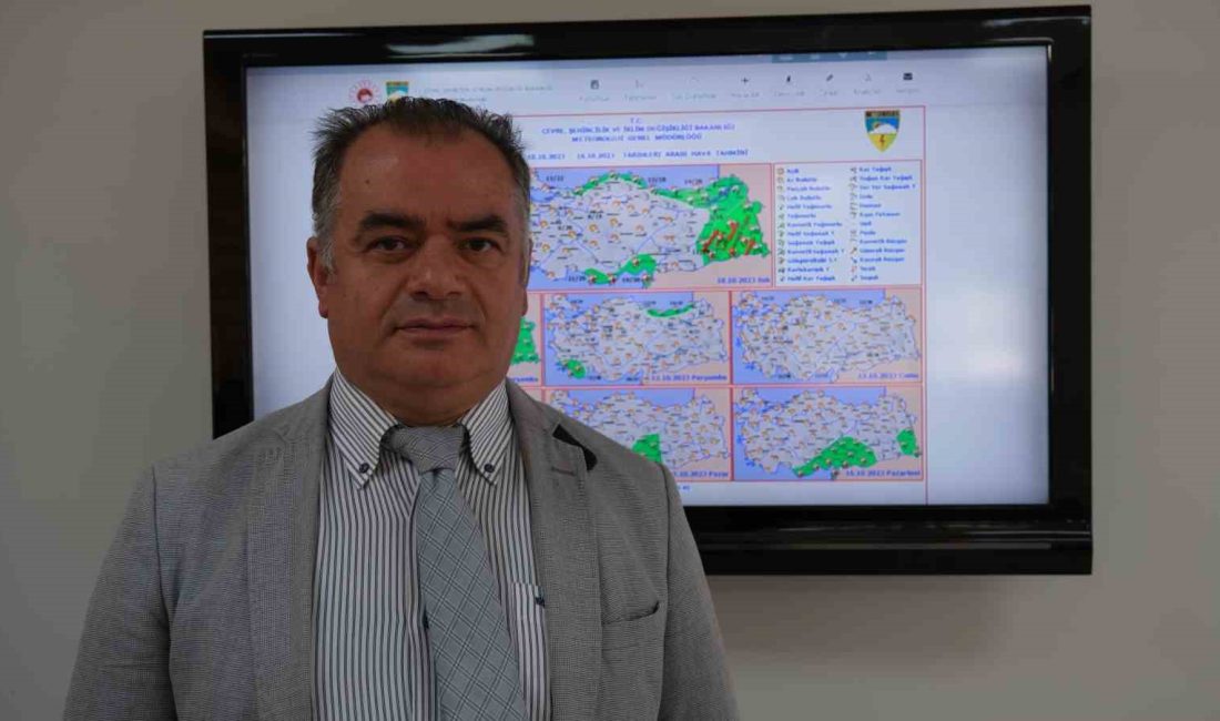 KONYA METEOROLOJİ 8. BÖLGE MÜDÜRLÜĞÜ BÖLGESEL TAHMİN MERKEZİ TEKNİK ŞEFİ