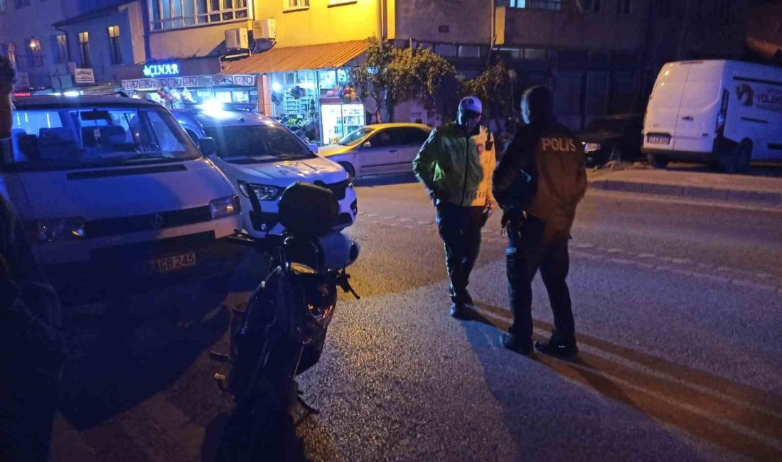KONYA’NIN SEYDİŞEHİR İLÇESİNDE MOTOSİKLETİN YAYAYA ÇARPMASI SONUCU MEYDANA GELEN TRAFİK