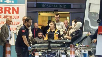 BURSA'NIN İNEGÖL İLÇESİNDE MEYDANA GELEN OLAYDA KOPAN HALAT ŞAHSI YARALADI.