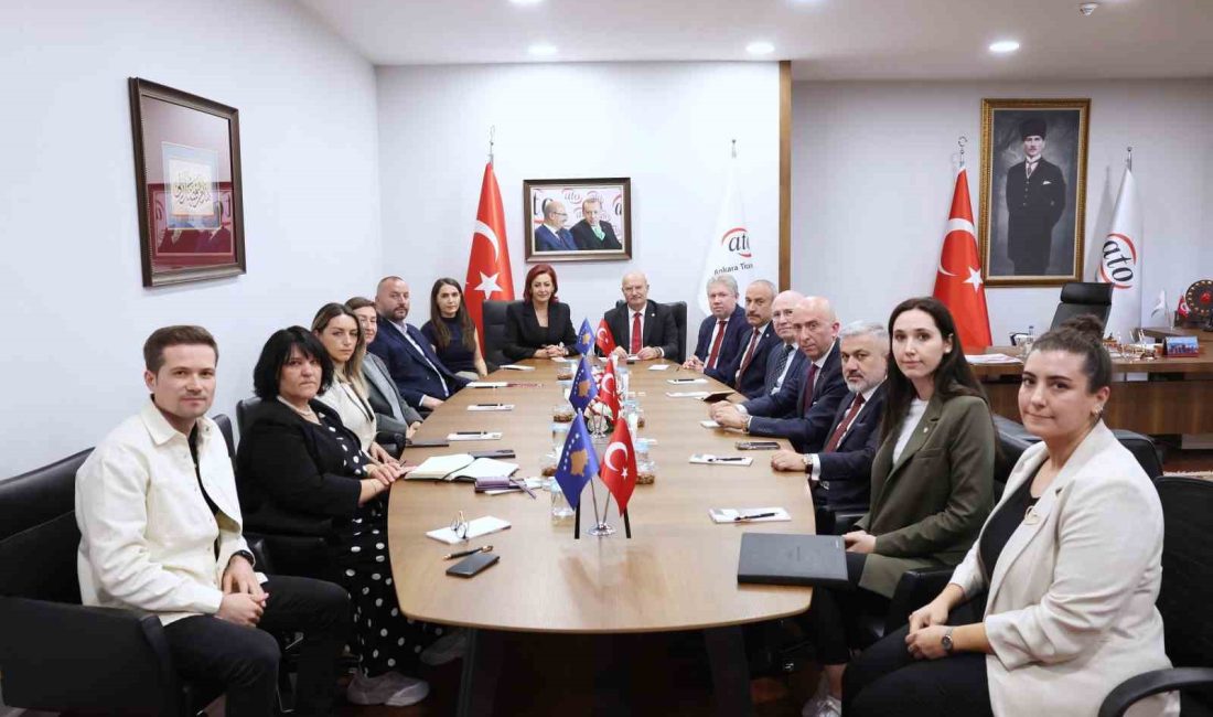 KOSOVA BAŞBAKAN YARDIMCISI EMİLİJA REDZEPİ, ANKARA TİCARET ODASI (ATO) YÖNETİM