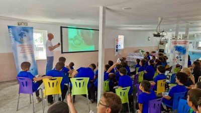 KÖYCEĞİZ’DE ÖĞRENCİLER AKDENİZ FOKU İLE İLGİLİ BİLGİLENDİRİLDİ