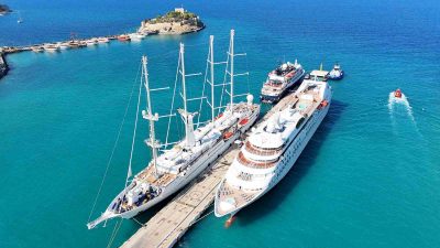 AYDIN’IN KUŞADASI İLÇESİNE, DÜNYANIN EN ZENGİN KRUVAZİYER YOLCULARININ SEYAHAT ETTİĞİ