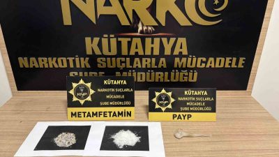 KÜTAHYA NARKOTİK SUÇLARLA MÜCADELE ŞUBE MÜDÜRLÜĞÜNCE GERÇEKLEŞTİRİLEN 2 AYRI UYUŞTURUCU