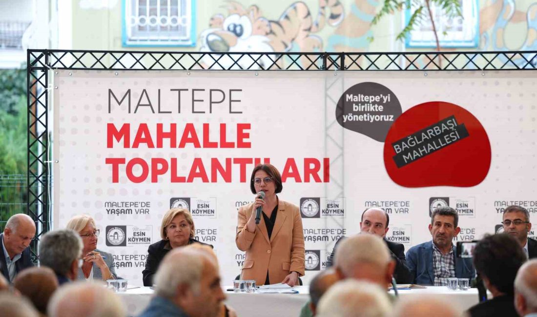 MALTEPE BELEDİYESİ’NCE BAŞLATILAN MAHALLE TOPLANTILARININ ALTINCISI BAĞLARBAŞI’NDA GERÇEKLEŞTİRİLDİ.