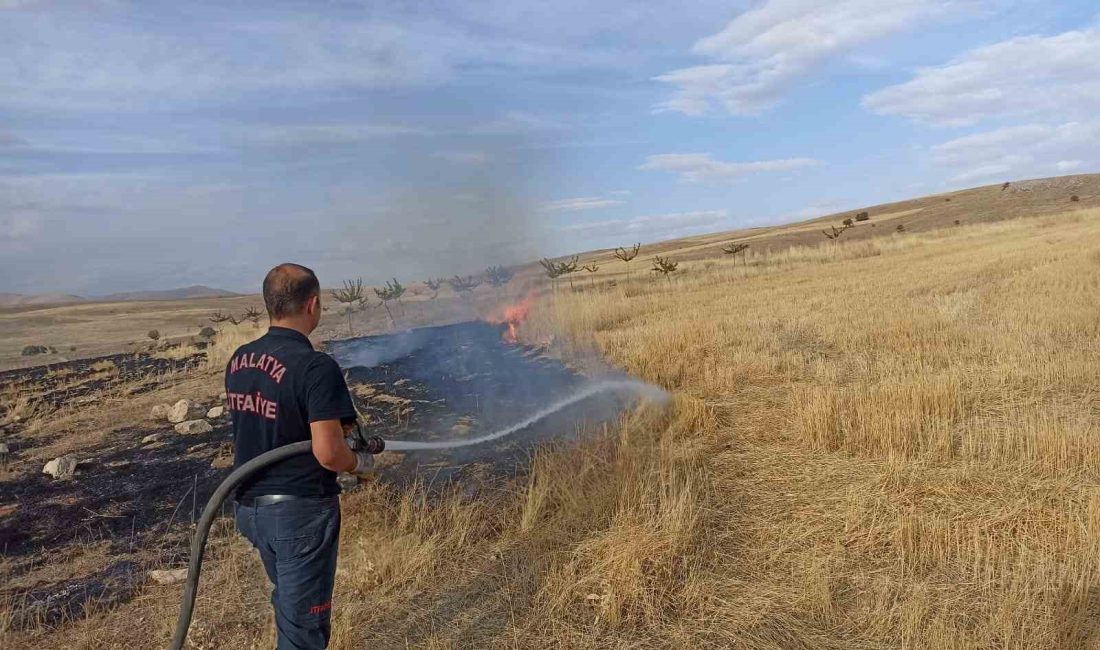 MALATYA’DA 2 BİN 500 DEKAR ALANDA ÇIKAN ANIZ YANGINI SÖNDÜRÜLDÜ