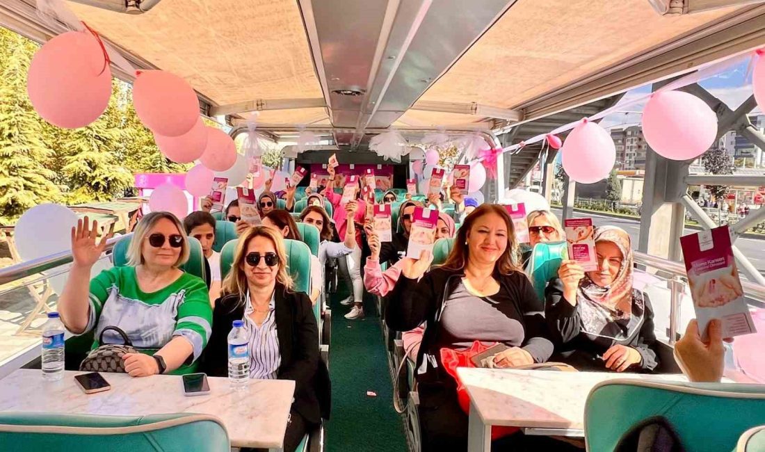 MALATYA’DA, MEME KANSERİNE DİKKAT ÇEKMEK AMACIYLA DÜZENLENEN ETKİNLİKTE, KADINLAR İÇİN
