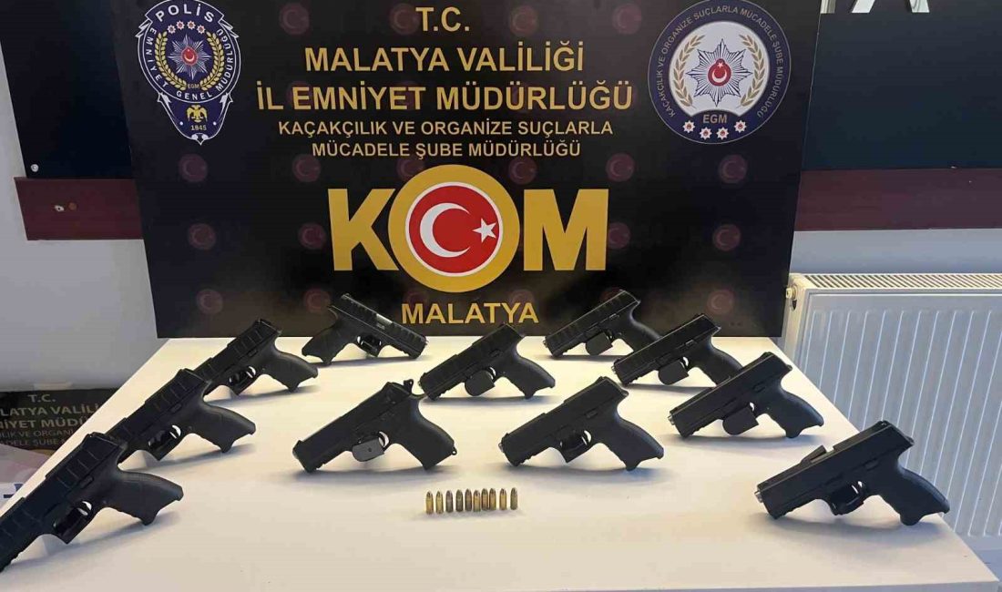 MALATYA'DA, YASA DIŞI SİLAH TİCARETİ OPERASYONU: 3 TUTUKLAMA