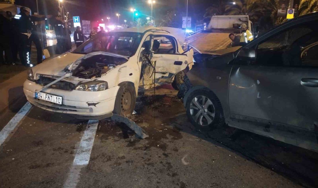MALTEPE'DE TRAFİK KAZASI: 2 YARALI