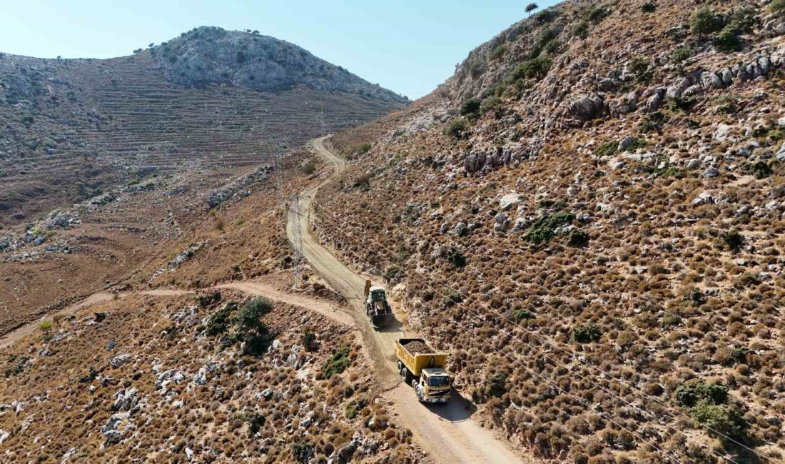 MARMARİS BELEDİYESİ FEN İŞLERİ MÜDÜRLÜĞÜ KIRSAL MAHALLELERDEKİ ÇALIŞMALARI KAPSAMINDA BOZBURUN